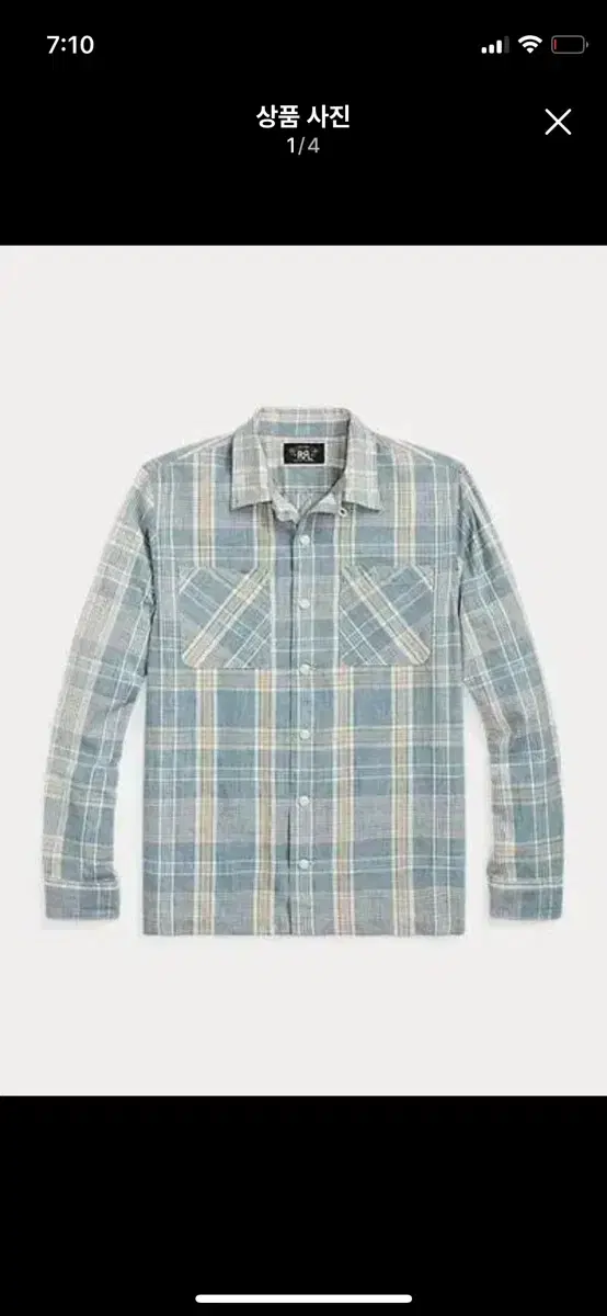 더블알엘 셔츠. RRL  Camp Shirt L사이즈